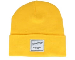 Pinscript Trotter Knit Yellow Cuff - Mitchell & Ness