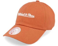 Pinscript Script Red Dad Cap - Mitchell & Ness