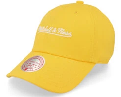 Pinscript Yellow Dad Cap - Mitchell & Ness