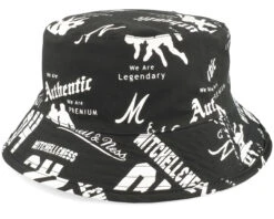 Pinscript Varsity Black Bucket - Mitchell & Ness -Mitchell & Ness 196294373583 5