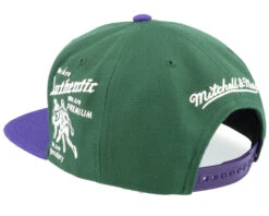Own Brand Varsity Green/Purple Snapback - Mitchell & Ness -Mitchell & Ness 196294373712 3