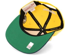 Marquette University Half & Half Navy/Yellow Snapback - Mitchell & Ness -Mitchell & Ness 196294433867 5