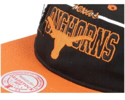 Texas Longhorns Varsity Letter Black/Orange Snapback - Mitchell & Ness -Mitchell & Ness 196294436424 6