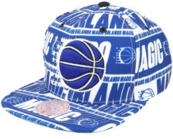 Orlando Magic Meat Paper Blue Snapback - Mitchell & Ness