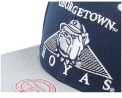 Georgetown Hoyas Monument Blue Snapback - Mitchell & Ness -Mitchell & Ness 196294554807 6
