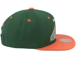 University Of Miami Monument Green/Orange Snapback - Mitchell & Ness -Mitchell & Ness 196294554845 4