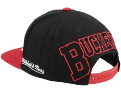 Ohio State Buckeyes Back In Action Black/Red Snapback - Mitchell & Ness -Mitchell & Ness 196294555736 3