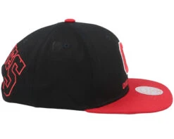Ohio State Buckeyes Back In Action Black/Red Snapback - Mitchell & Ness -Mitchell & Ness 196294555736 4