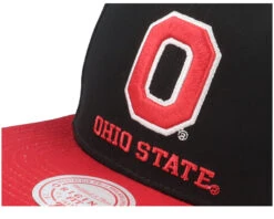 Ohio State Buckeyes Back In Action Black/Red Snapback - Mitchell & Ness -Mitchell & Ness 196294555736 6