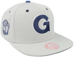 Georgetown Hoyas The District Grey Snapback - Mitchell & Ness