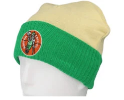Boston Celtics Side Patch Knit Off White/Green Cuff - Mitchell & Ness -Mitchell & Ness 196294633236 3