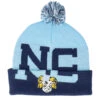 North Carolina Tar Heels Double Take Blue/Navy Pom - Mitchell & Ness