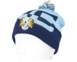 North Carolina Tar Heels Double Take Blue/Navy Pom - Mitchell & Ness -Mitchell & Ness 196294633649 3