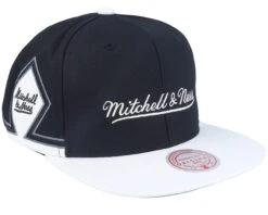 Pinscript Diamond Black Snapback - Mitchell & Ness