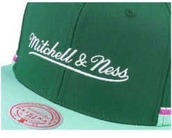 Pinscript Diamond Green Snapback - Mitchell & Ness -Mitchell & Ness 196294669716 6