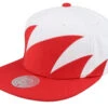 Sharktooth Scarlet/White Snapback - Mitchell & Ness