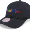 Pinscript Nylon Deadstock Multi/Black Dad Cap - Mitchell & Ness