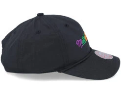Pinscript Nylon Deadstock Multi/Black Dad Cap - Mitchell & Ness -Mitchell & Ness 196294669884 4