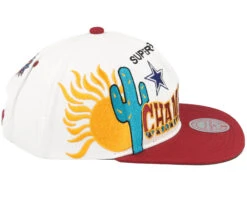 30 Champs Off White/Red Snapback - Mitchell & Ness -Mitchell & Ness 196294670446 4