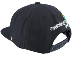 Minnesota North Stars Vintage Paintbrush Black Snapback - Mitchell & Ness -Mitchell & Ness 196294848616 3