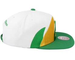 Minnesota North Stars Vintage Sharktooth White Snapback - Mitchell & Ness -Mitchell & Ness 196294848623 4