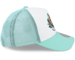 1996 San Antonio All Star Weekend White/Teal Trucker - Mitchell & Ness -Mitchell & Ness 196294869024 4