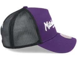 Pinscript Purple/Black/White Trucker - Mitchell & Ness -Mitchell & Ness 196294869086 4