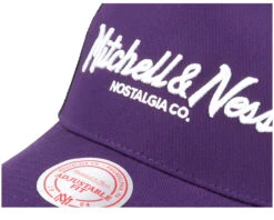 Pinscript Purple/Black/White Trucker - Mitchell & Ness -Mitchell & Ness 196294869086 6