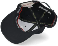 Retro Logo Classic Red Black Adjustable - Mitchell & Ness -Mitchell & Ness 196294869321 5