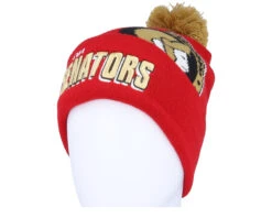 Ottawa Senators Punch Out Knit Red Pom - Mitchell & Ness -Mitchell & Ness 196294941751 3