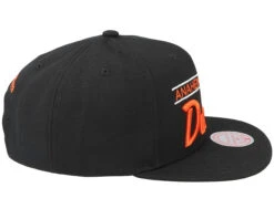 Anaheim Ducks Retro Lock Up Black Snapback - Mitchell & Ness -Mitchell & Ness 196294995785 4
