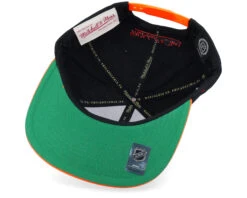 Anaheim Ducks Vintage Script Black/Orange Snapback - Mitchell & Ness -Mitchell & Ness 196294995792 5