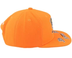 Anaheim Ducks Vintage Hat Trick Orange Snapback - Mitchell & Ness -Mitchell & Ness 196294995808 4