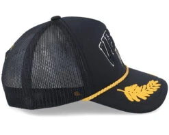 Las Vegas Raiders Gold Leaf Hwc Black Trucker - Mitchell & Ness -Mitchell & Ness 196945020590 4