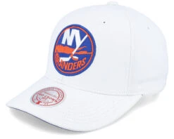 New York Islanders All In Pro White Adjustable - Mitchell & Ness
