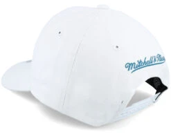 San Jose Sharks All In Pro White Adjustable - Mitchell & Ness -Mitchell & Ness 196945107710 3