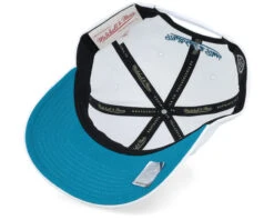 San Jose Sharks All In Pro White Adjustable - Mitchell & Ness -Mitchell & Ness 196945107710 5
