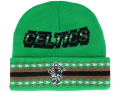 Boston Celtics Game On Knit Green Cuff - Mitchell & Ness