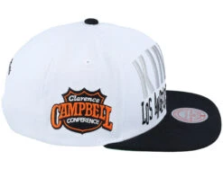 Los Angeles Kings Toss Up Vintage White/Black Snapback - Mitchell & Ness -Mitchell & Ness 196945137182 4