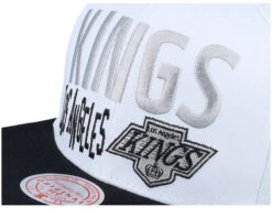 Los Angeles Kings Toss Up Vintage White/Black Snapback - Mitchell & Ness -Mitchell & Ness 196945137182 6