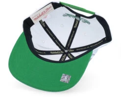 Boston Bruins Hot Fire White/Green Snapback - Mitchell & Ness -Mitchell & Ness 196945184193 5