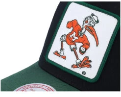 University Of Miami Truck It Black Trucker - Mitchell & Ness -Mitchell & Ness 196945323424 6