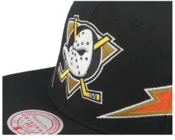 Anaheim Ducks Double Trouble Black Snapback - Mitchell & Ness -Mitchell & Ness 196945408985 6