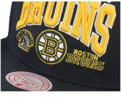Boston Bruins Champ Stack Vintage Black Snapback - Mitchell & Ness -Mitchell & Ness 196945780302 6