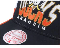 Anaheim Ducks Retrodome Pro Black Snapback - Mitchell & Ness -Mitchell & Ness 196945780944 6