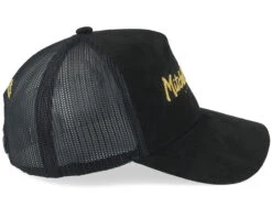 Pinscript Suede Black Trucker - Mitchell & Ness -Mitchell & Ness 1975075127138 4