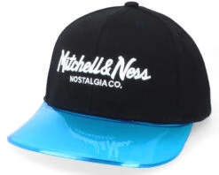 Hatstore Exclusive X Own Brand Pinscript Transparent Black Snapback - Mitchell & Ness