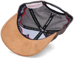 Hatstore Exclusive X Pinscript Denim Suede Trucker - Mitchell & Ness -Mitchell & Ness 5059427112570 4