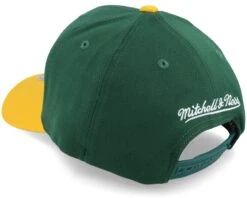 Hatstore Exclusive X Hatstore Exclusive X Pinscript Baseball Green/Yellow - Mitchell & Ness -Mitchell & Ness 5059427112594 3