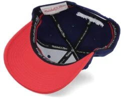 Hatstore Exclusive X Pinscript Baseball Navy/Red - Mitchell & Ness -Mitchell & Ness 5059427112600 5